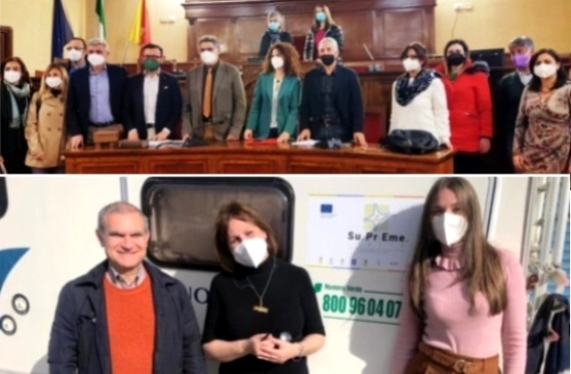 Il camper 'anticaporalato' del Progetto Su.Pr.Eme. ha fatto tappa a Milazzo il 16 e il 17 marzo